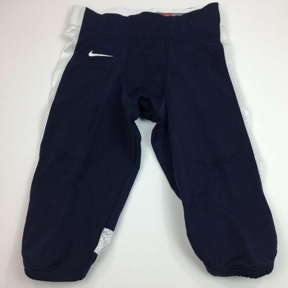 New Nike Open Field Mens Football Pants Navy Blue White 615745-420 Size Medium - Picture 3 of 7
